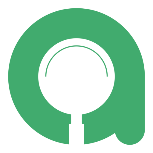 Logo A that describes allboulot and stands as the original logo